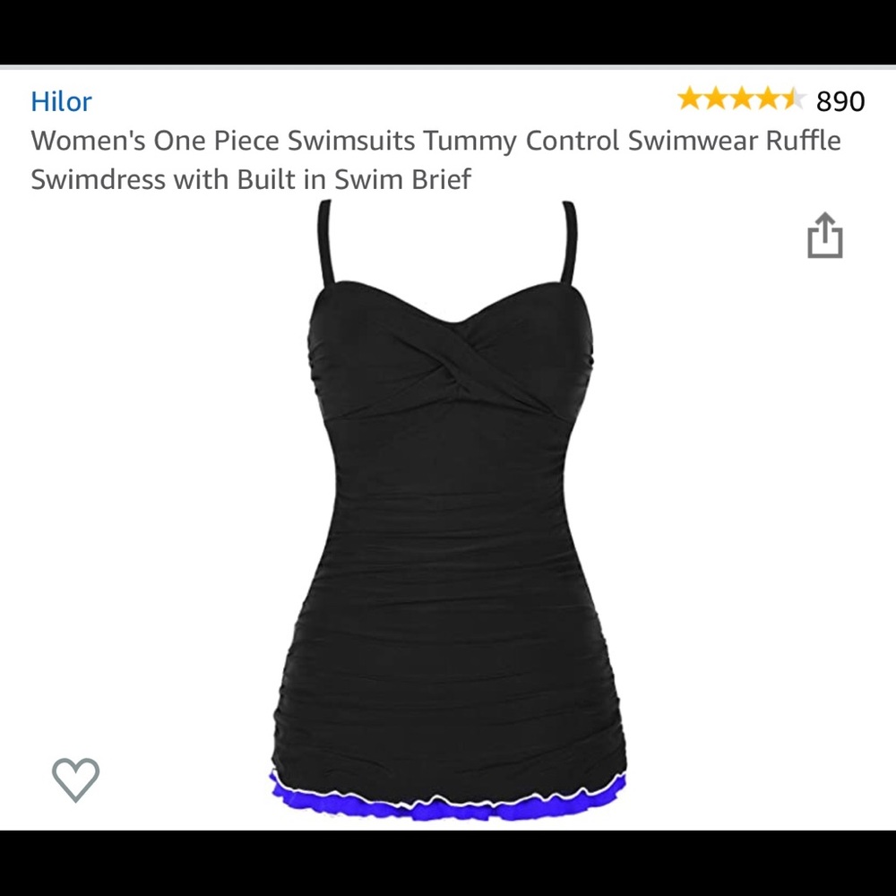 Hilor Women's One Piece Swimsuit